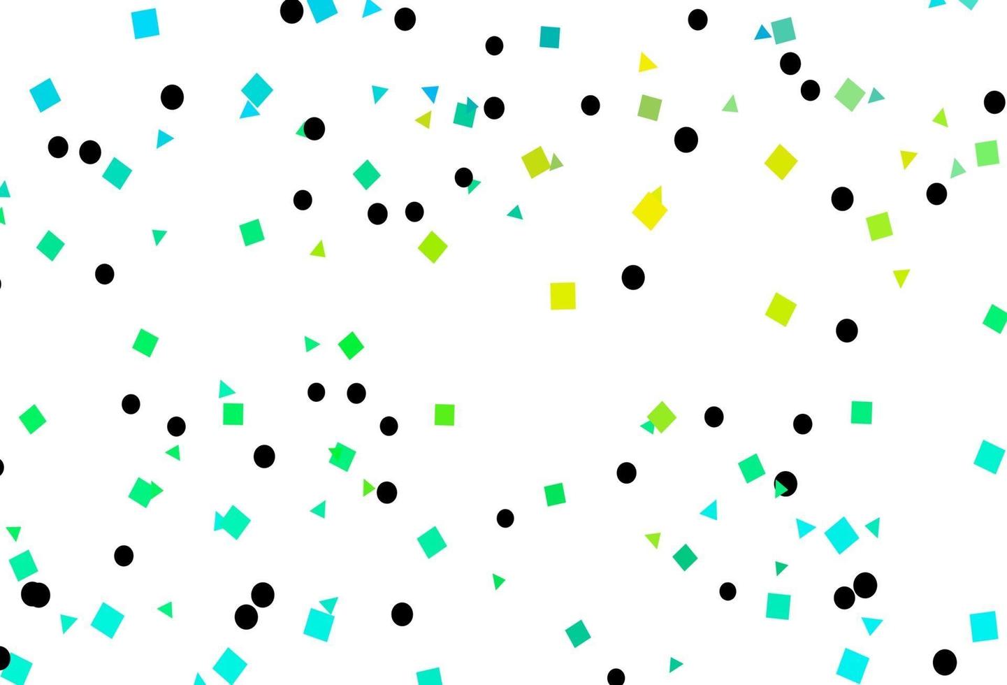 Light Blue, Yellow vector template with crystals, circles, squares.