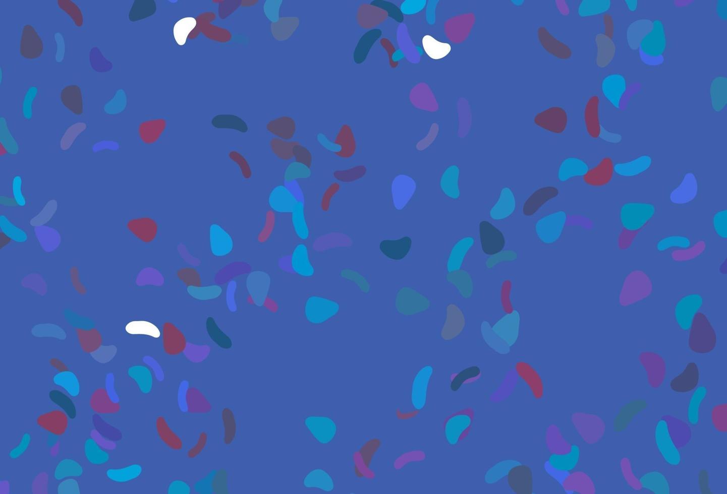 Light Blue, Red vector template with memphis shapes.