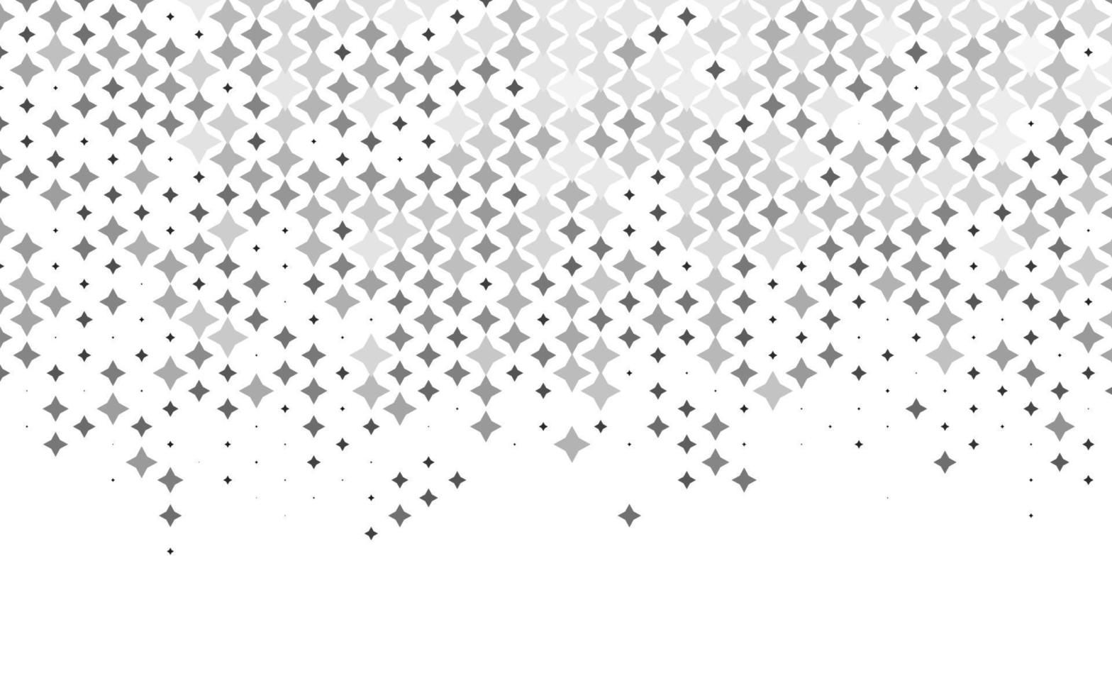 Fondo de vector gris plateado claro con estrellas de colores.