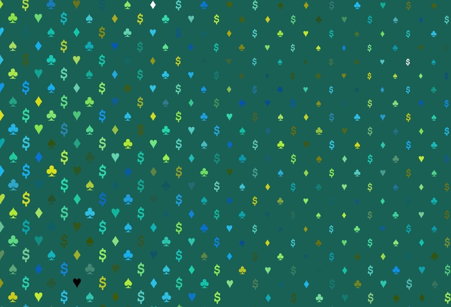 Dark blue, yellow vector layout with elements of cards.