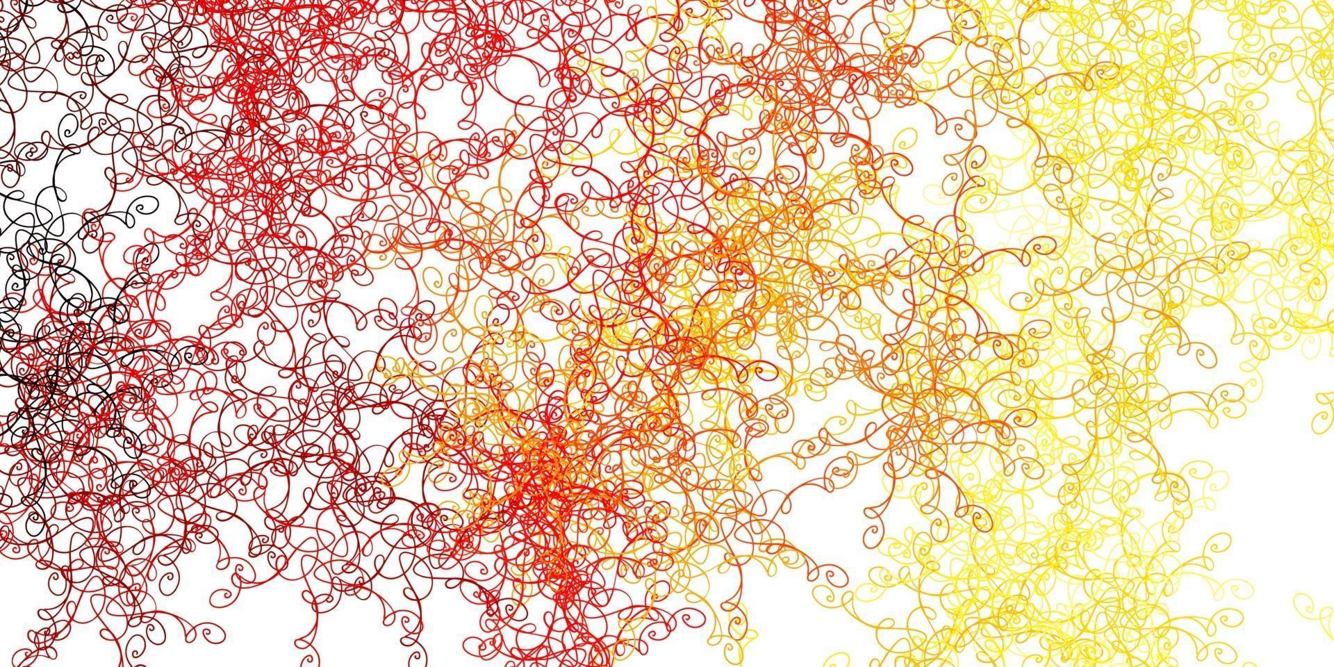 Light Red, Yellow vector template with lines.