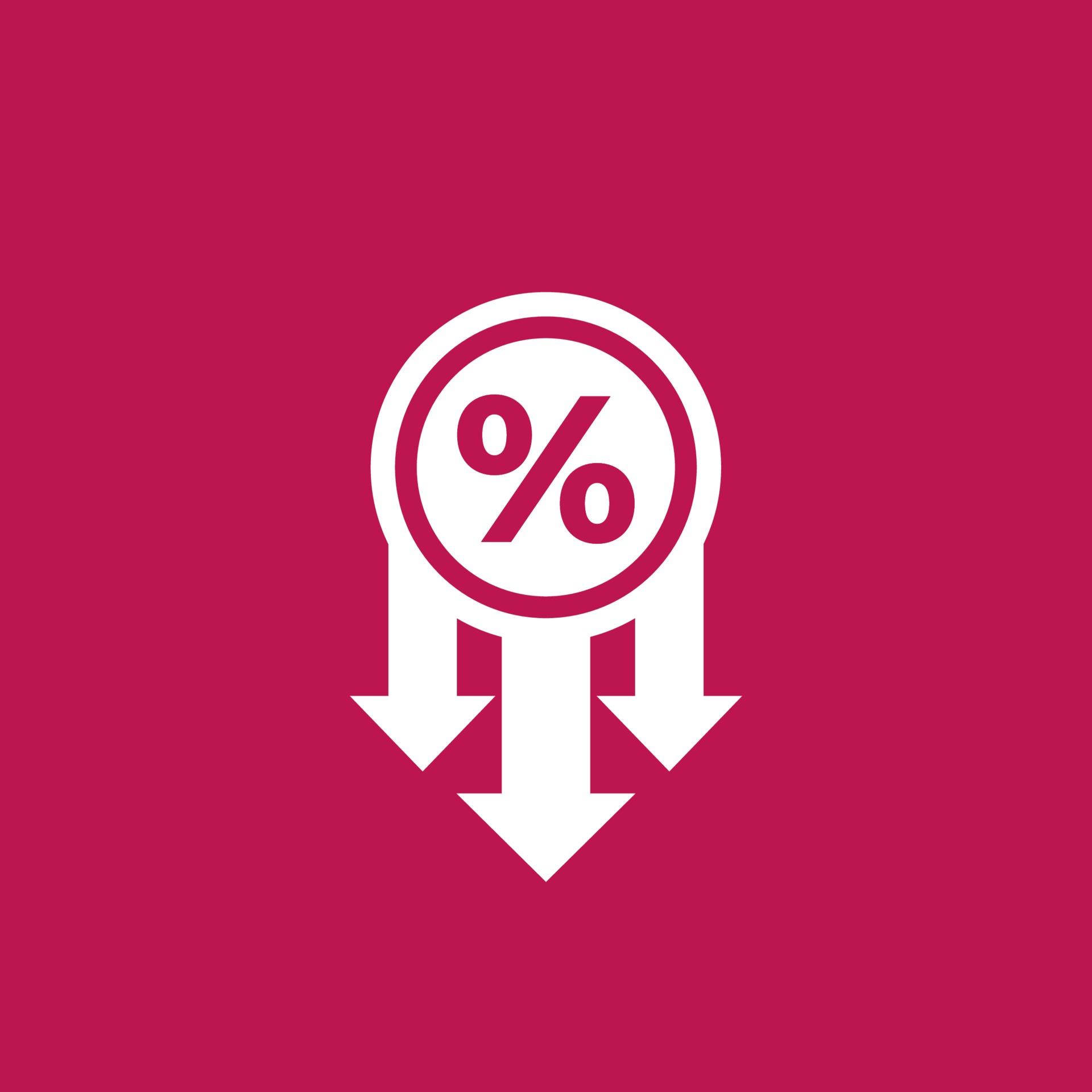 profit decrease, falling rates vector icon 3184108 Vector Art at Vecteezy