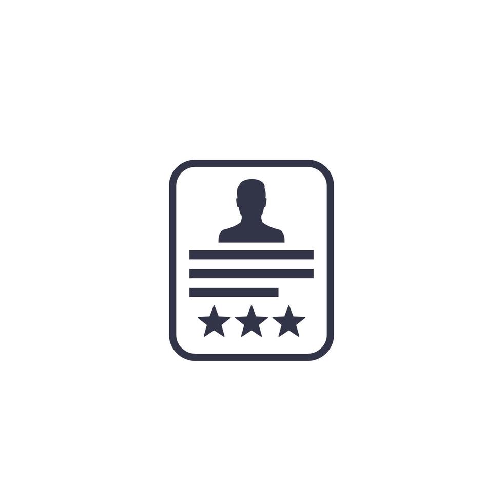 Customer review,feedback icon on white vector