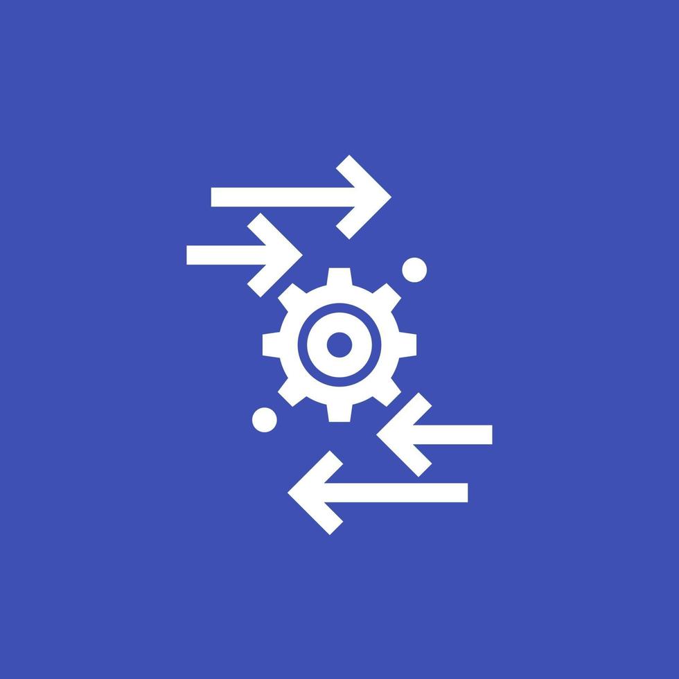 automation and optimization vector icon