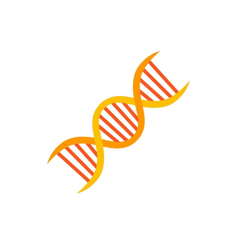 dna strand vector icon