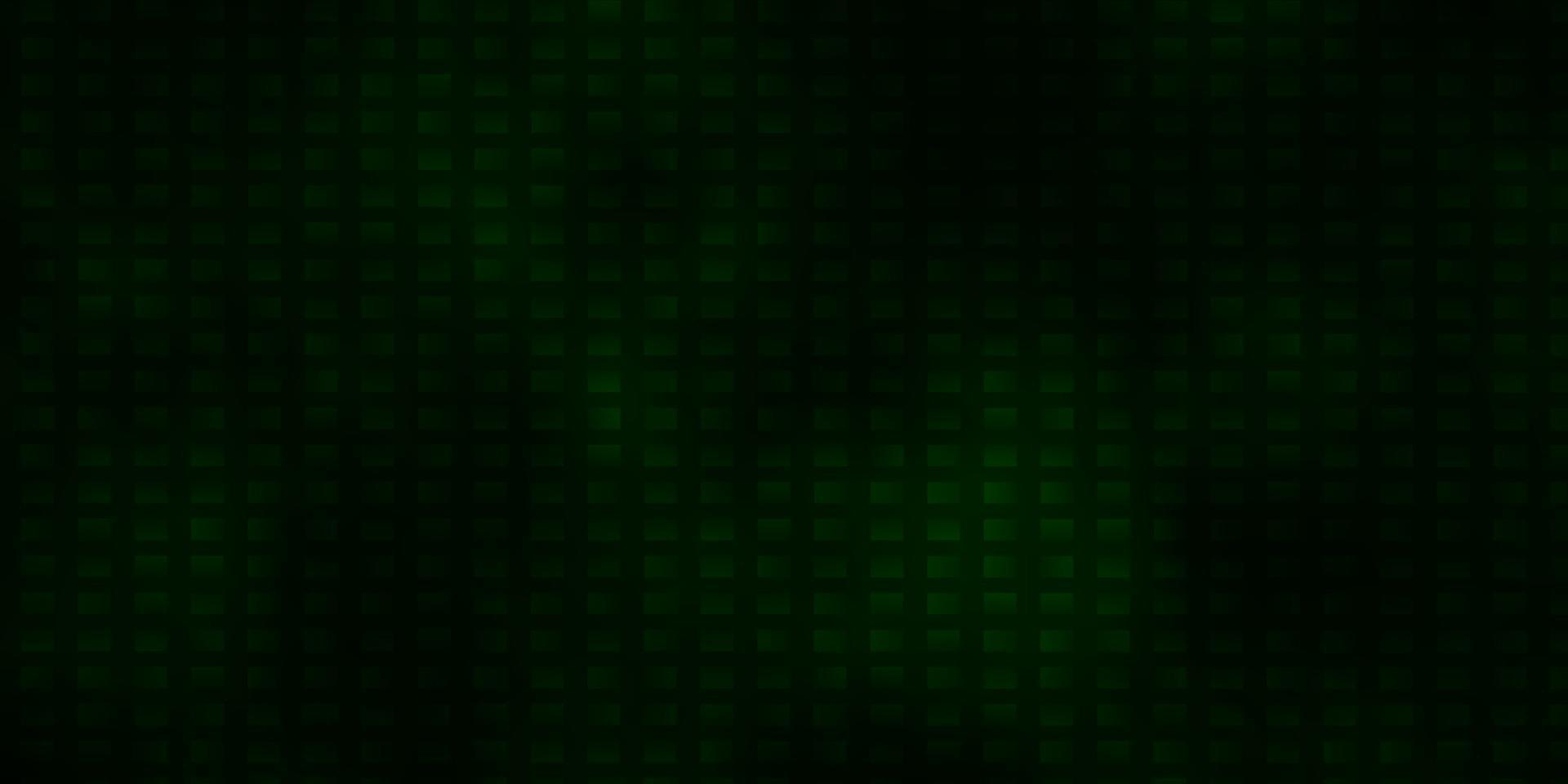 diseño de vector verde oscuro con líneas, rectángulos.