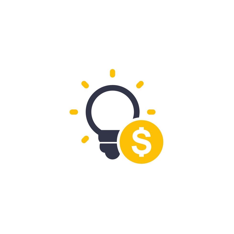 funding of the new product, idea, seed capital icon vector