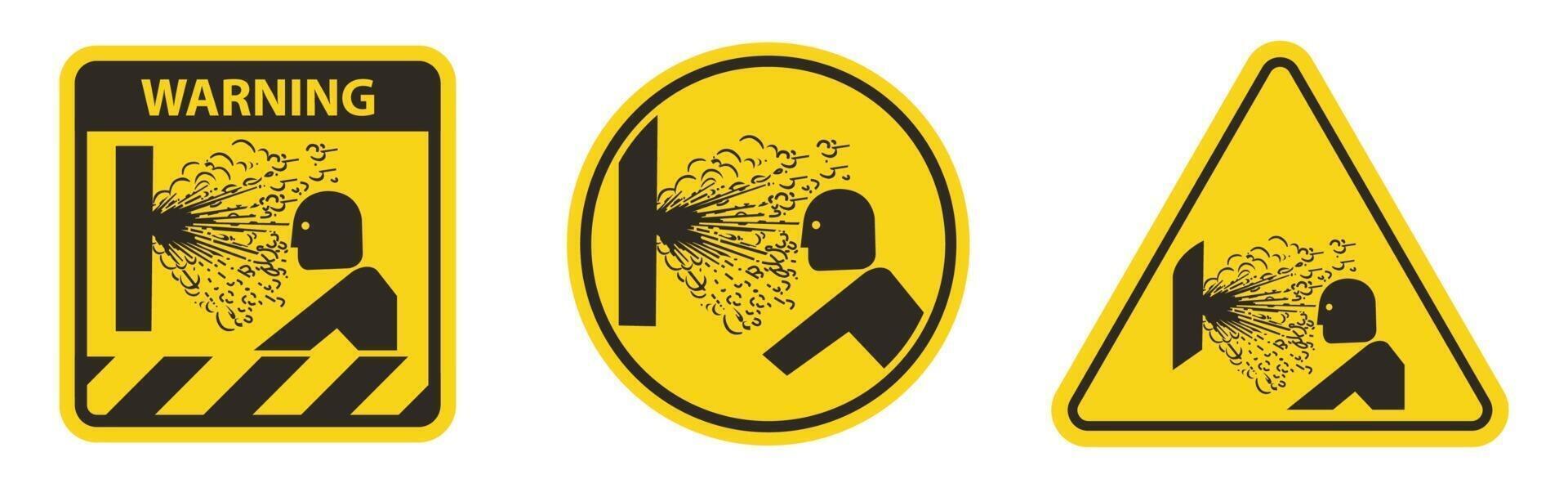Explosion Release of Pressure Symbol Sign vector