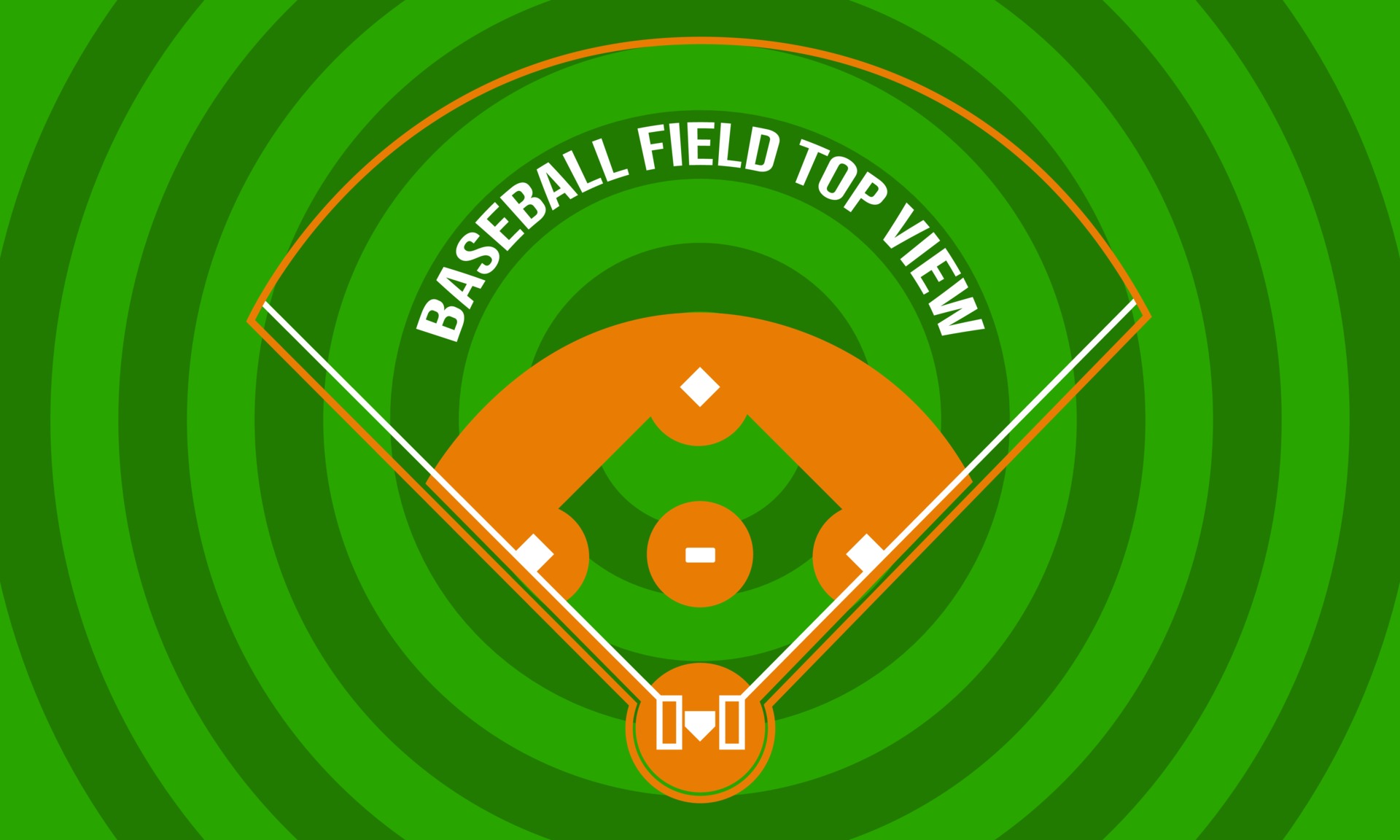 Baseball field top view outdoor background design 3185052 Vector Art at