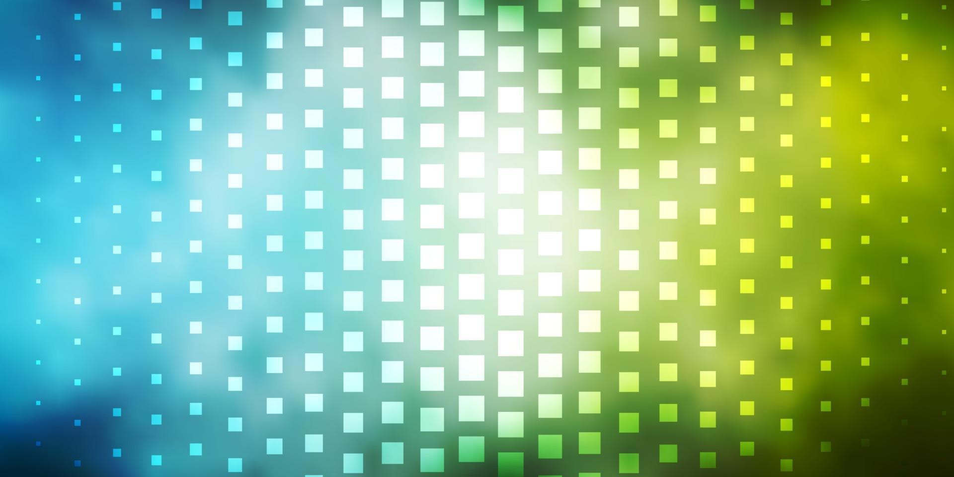 Light Blue, Green vector backdrop with rectangles.