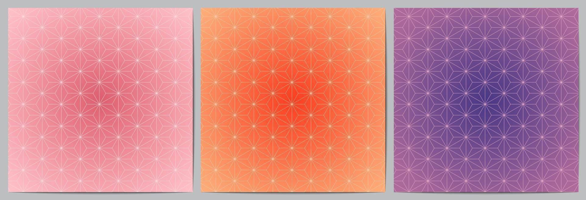 Abstract geometric pattern with triangles shape vector