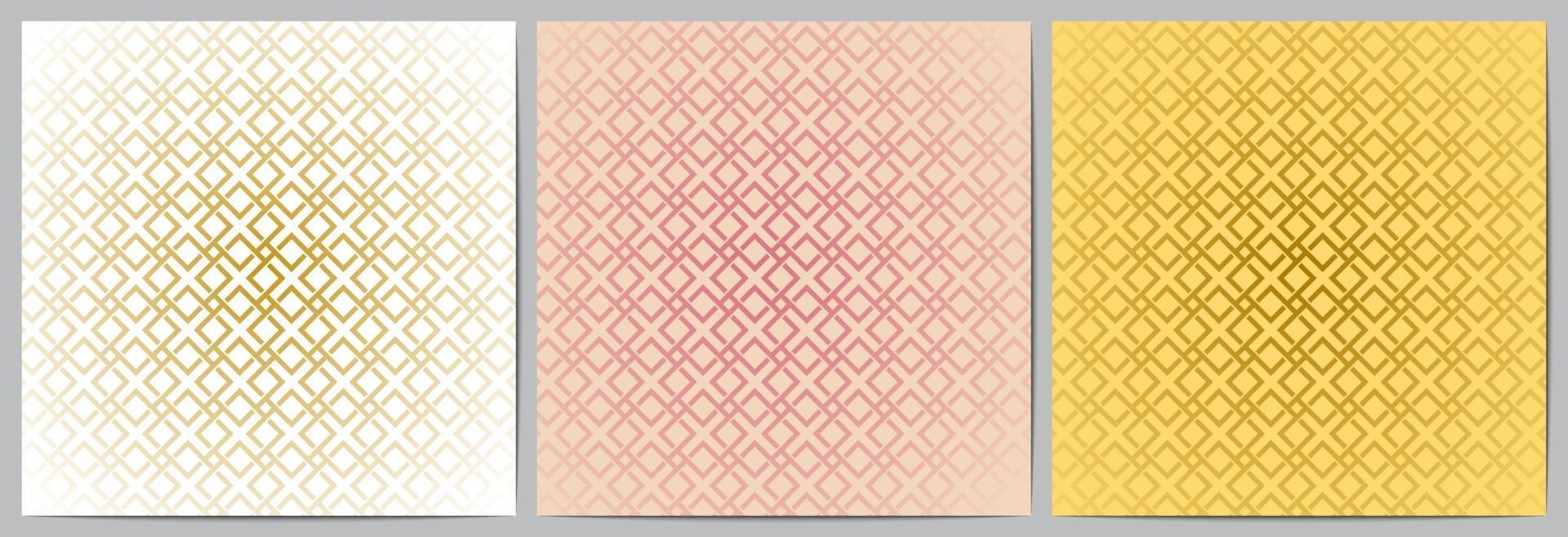 Geometric pattern modern background with striped square shape vector