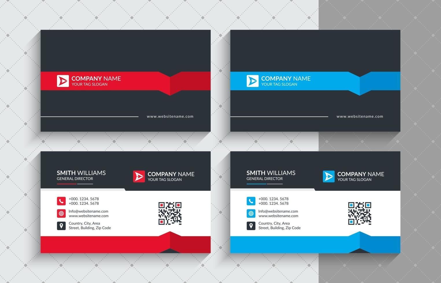 Creative and Modern Business Card Template vector