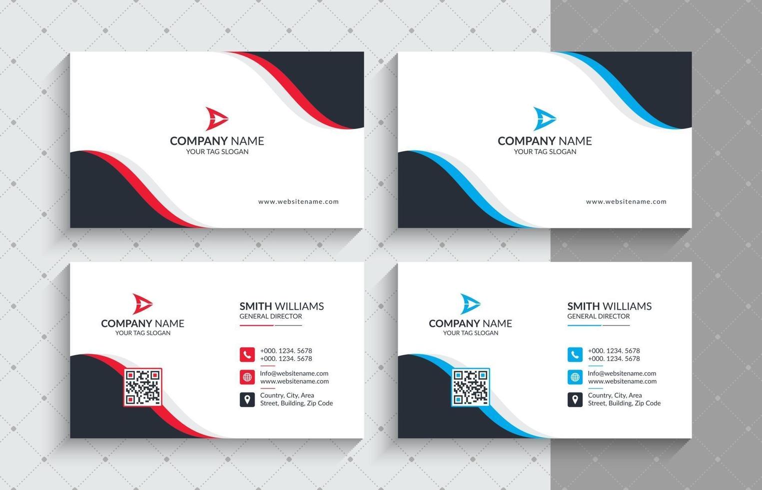 Creative and Modern Business Card Template vector