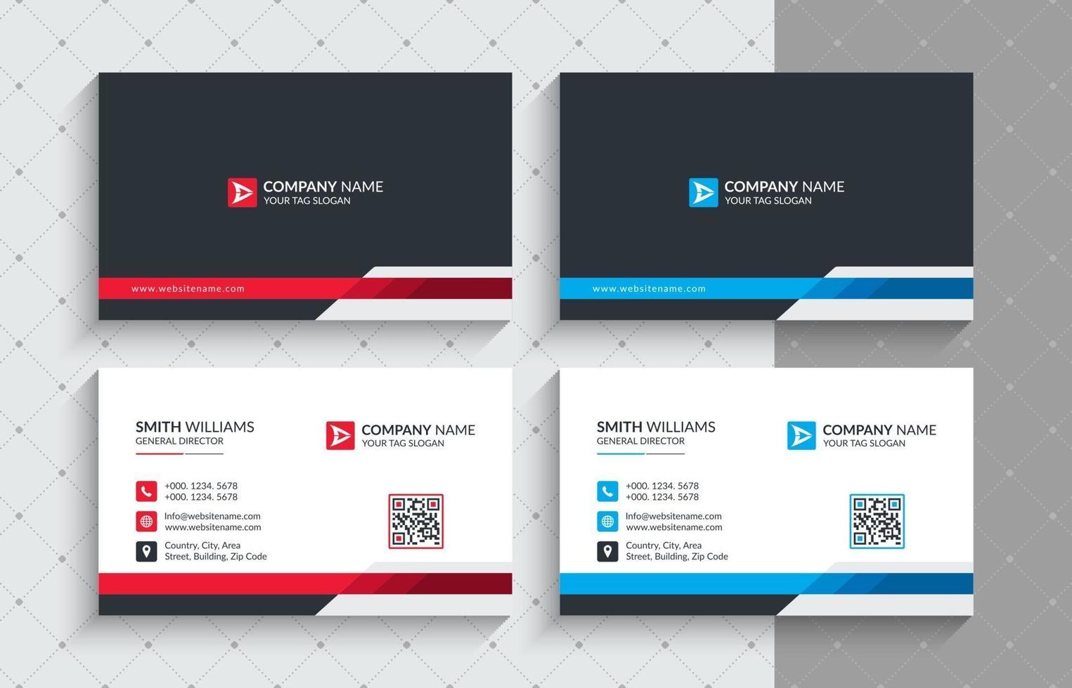 Creative and Modern Business Card Template vector