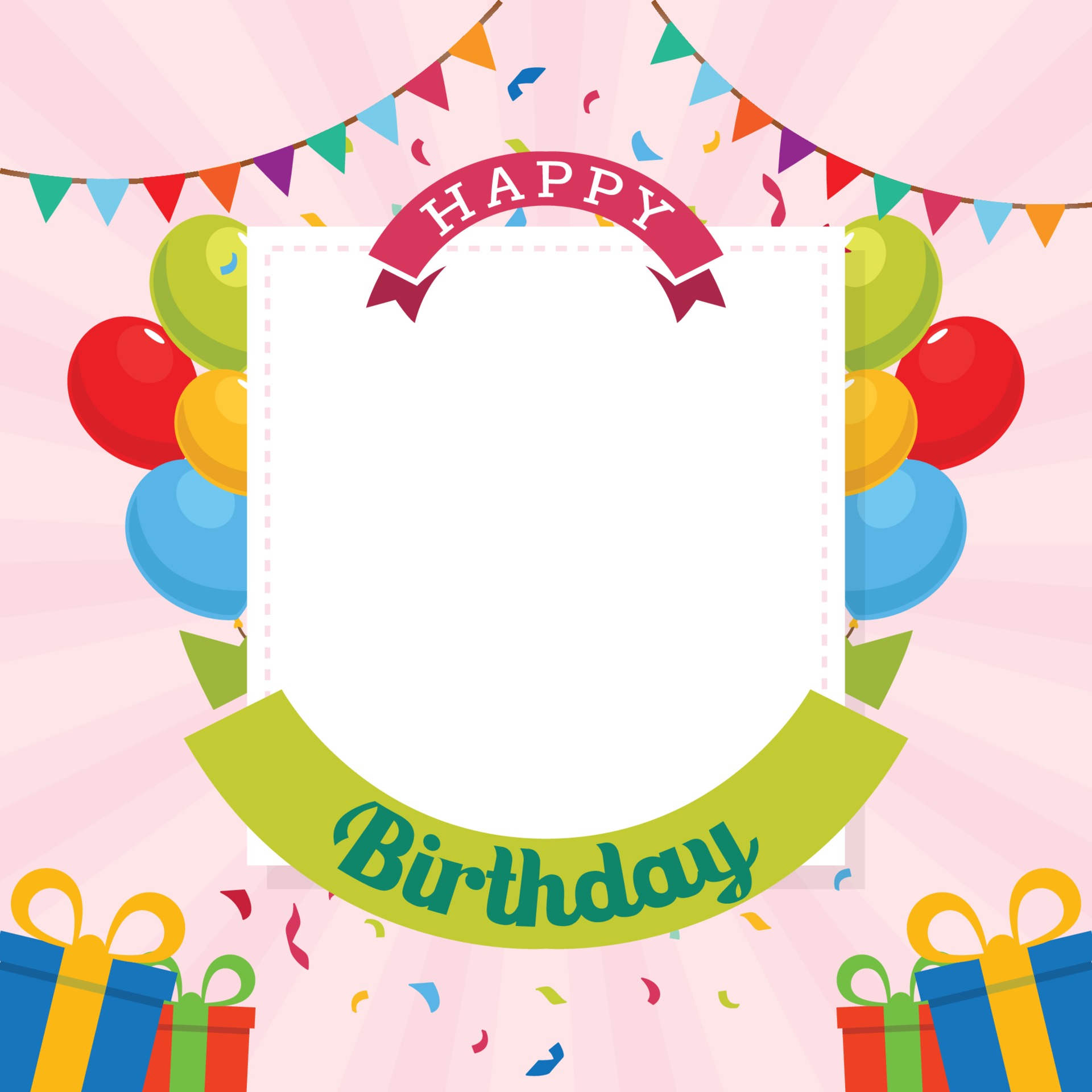 Happy Birthday background template 3186037 Vector Art at Vecteezy