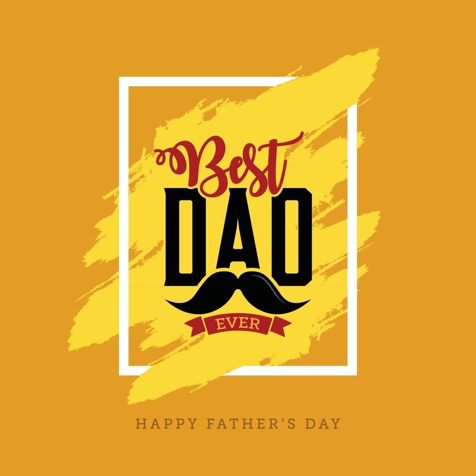 gráfico de vector de celebración de banner del día del padre