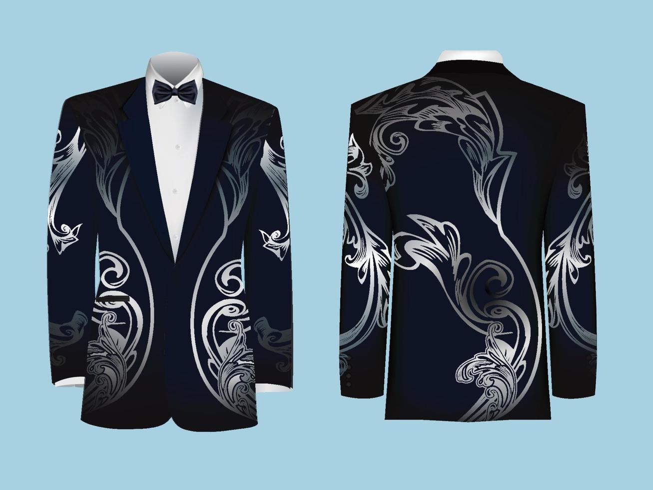 Decorative Blazer designs vector