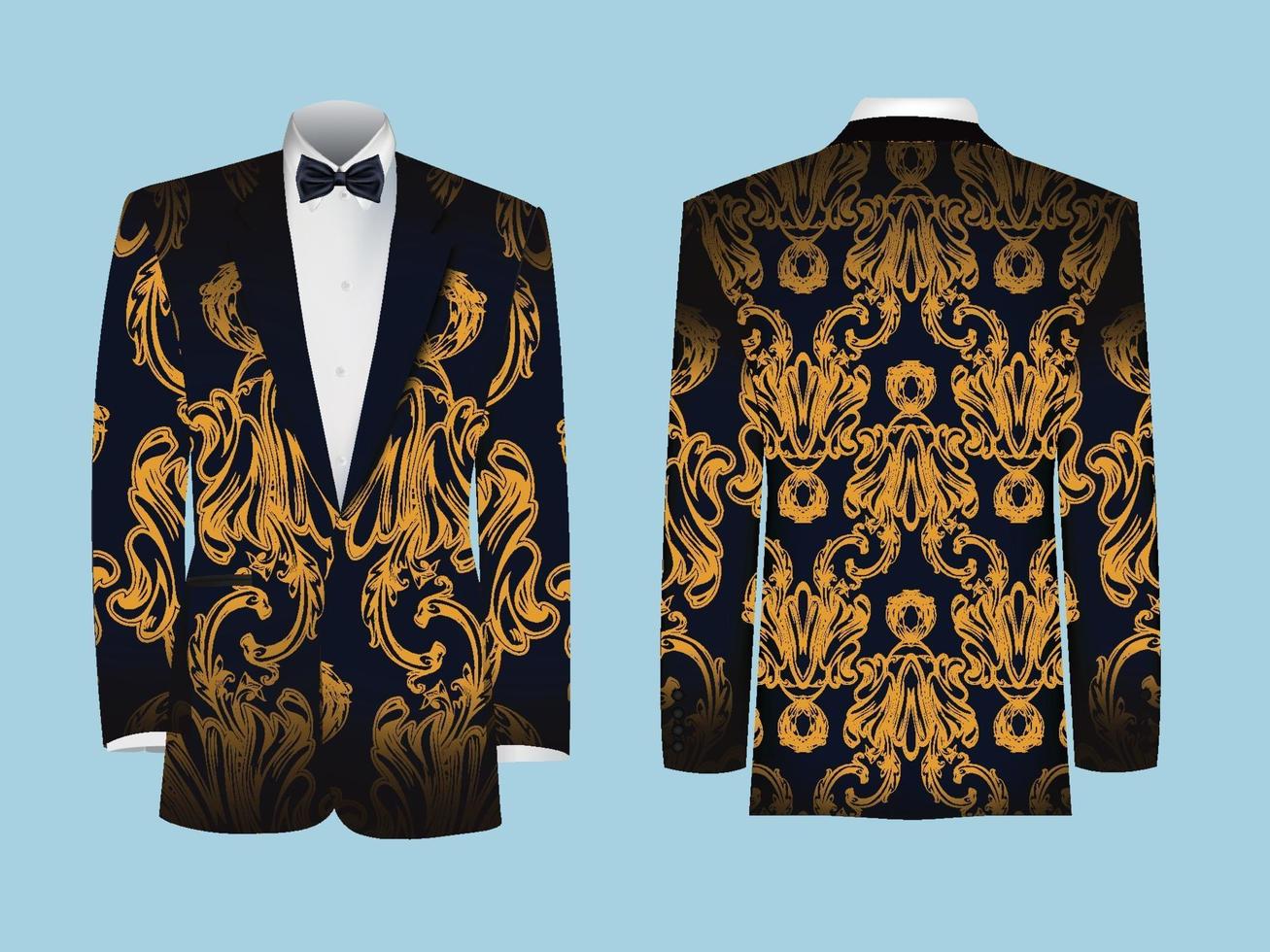 Decorative Blazer designs vector