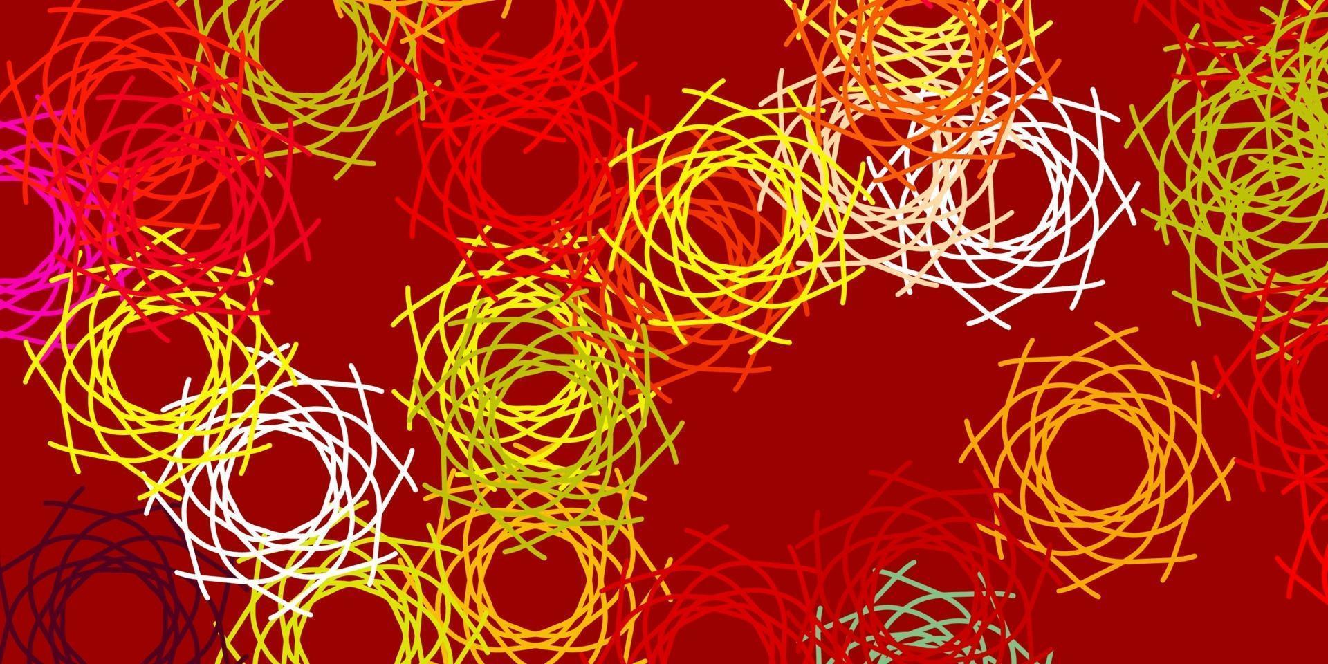 Light Multicolor vector background with random forms.