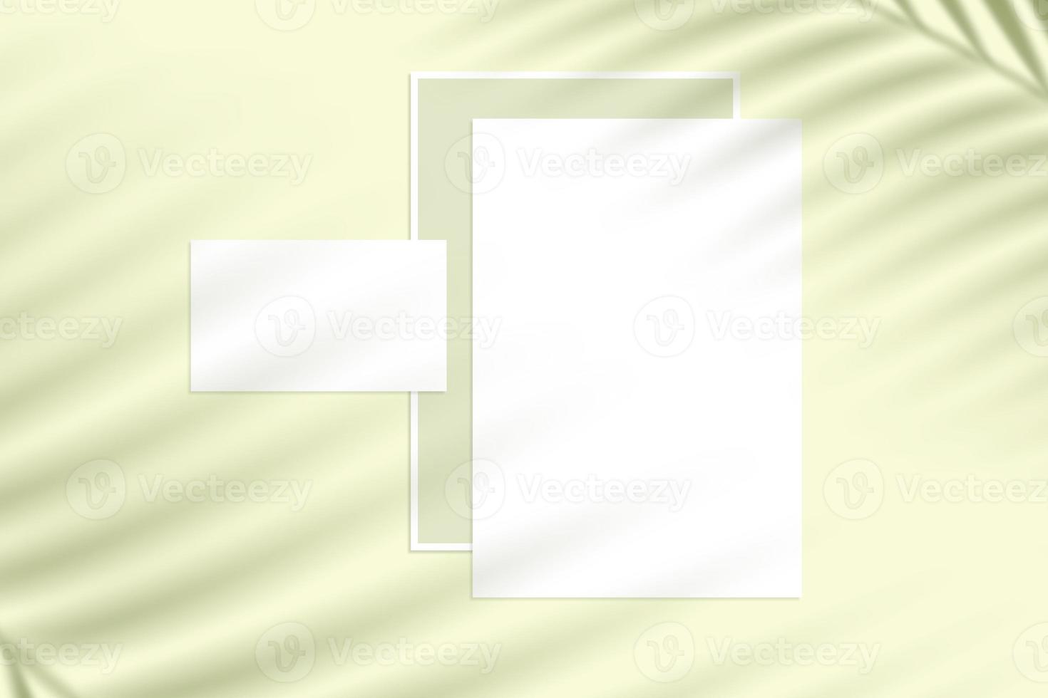Summer frame and free space for text, summer background photo