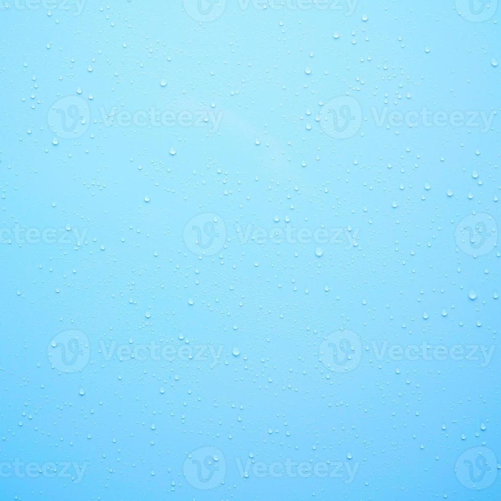 Transparent water droplets, clean bubbles photo