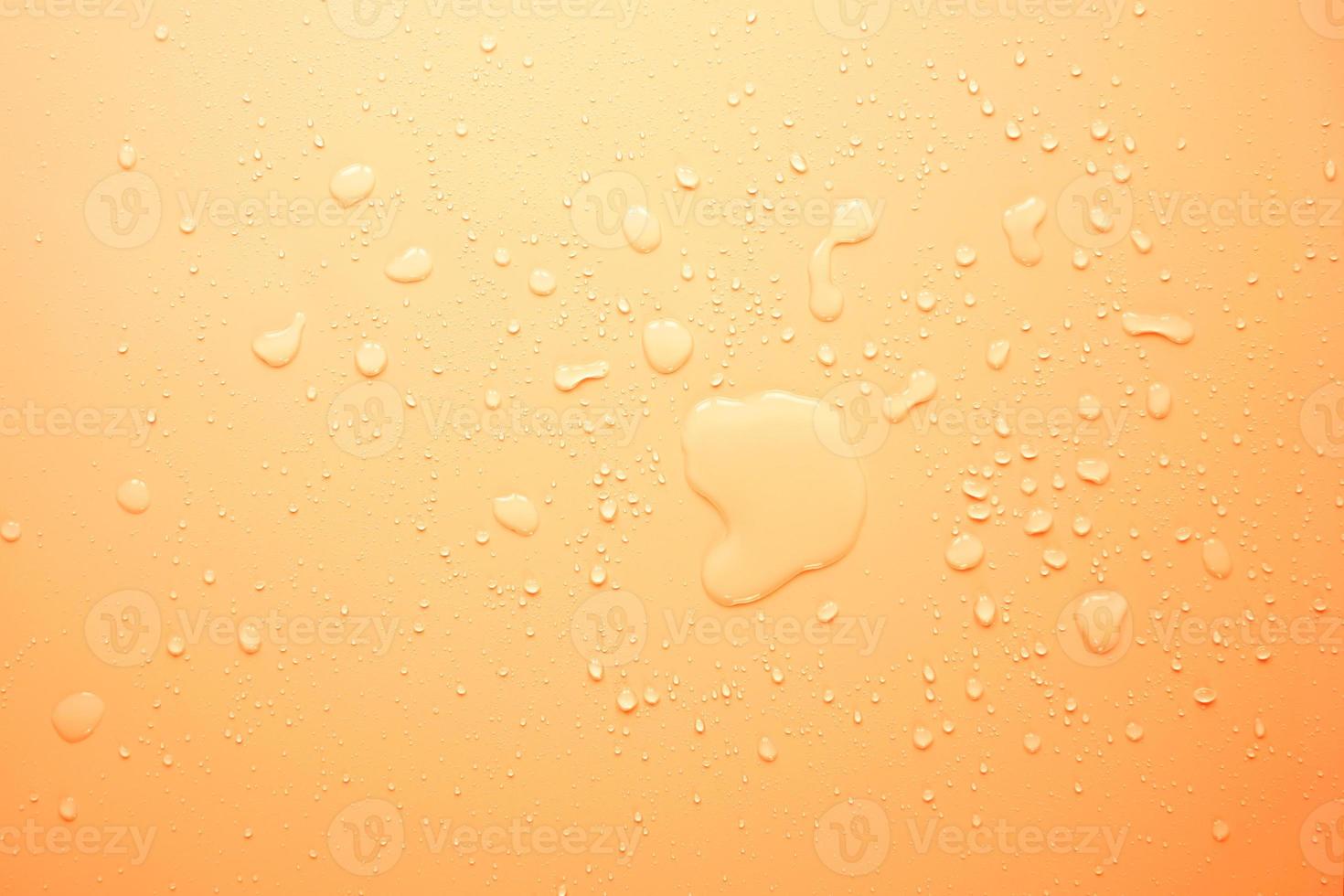 Transparent water droplets, clean bubbles photo