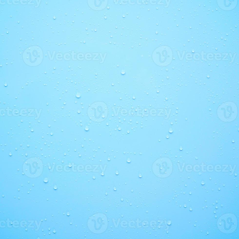 Transparent water droplets, clean bubbles photo