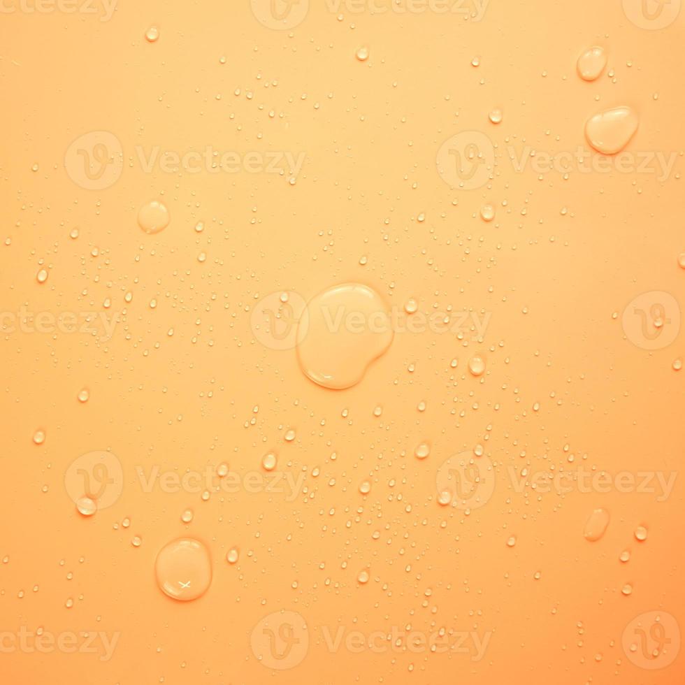 Transparent water droplets, clean bubbles photo