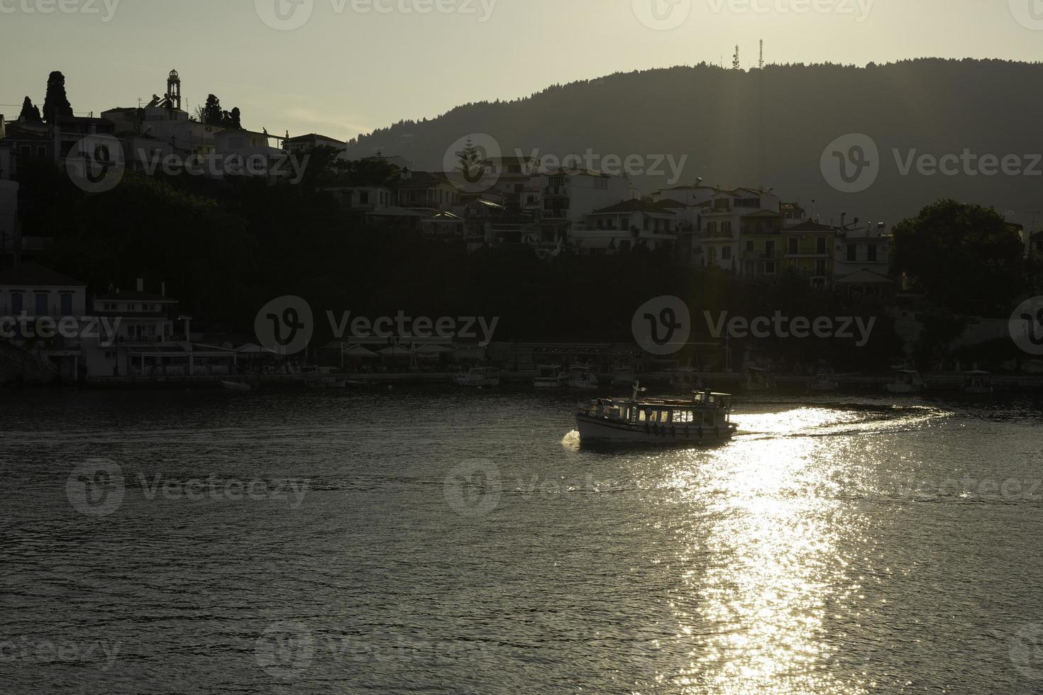 Skiathos town, Skiathos island, Sporades, Aegean sea, Greece. photo