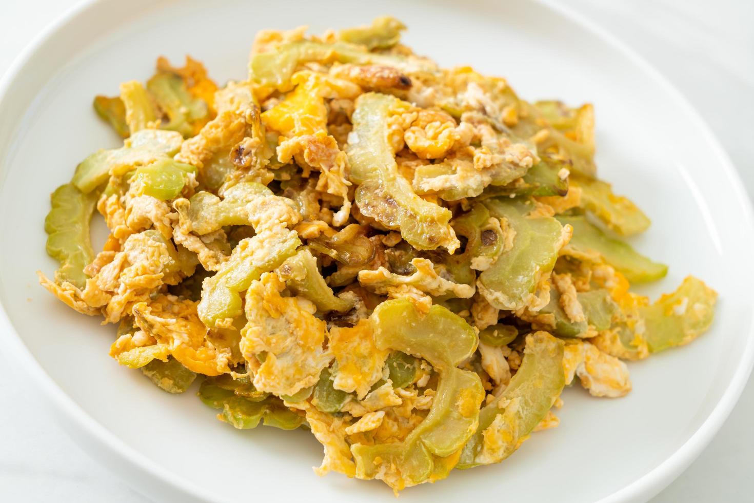 Stir Fried Bitter Gourd with Egg 3187272 Stock Photo at Vecteezy