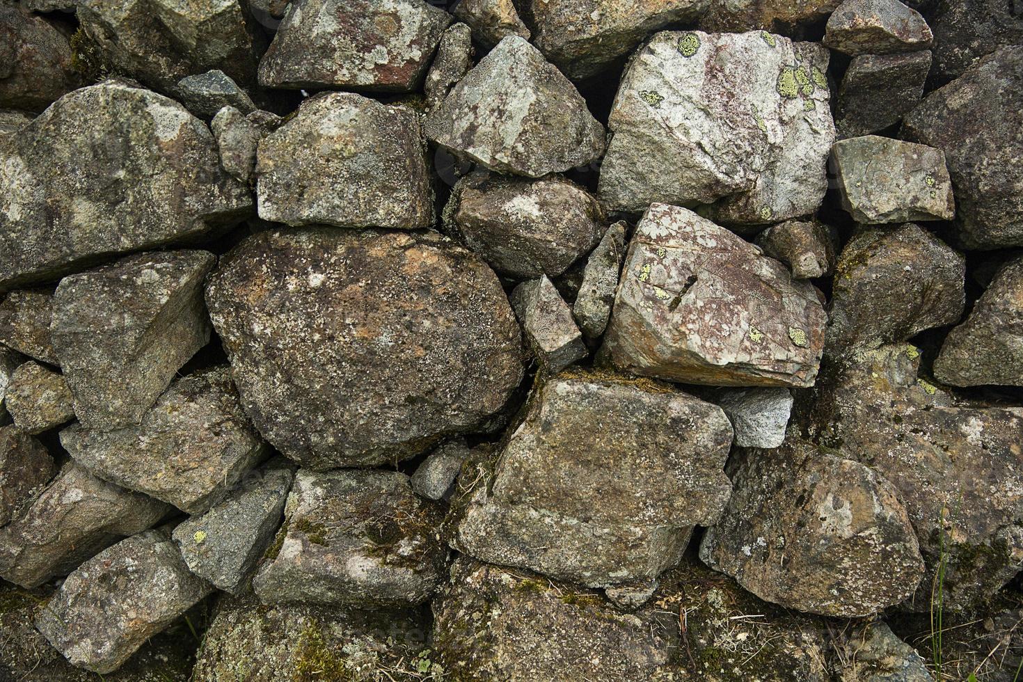 Stonewall Texture Background, Texture of Old Stone photo