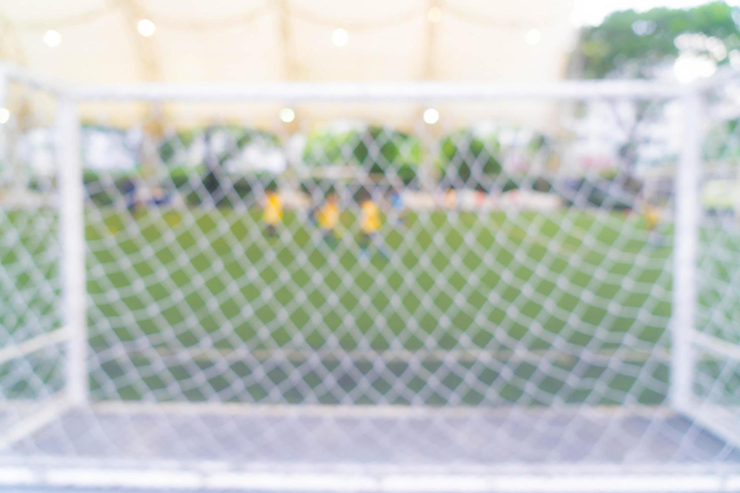 Abstract blurred soccer field photo