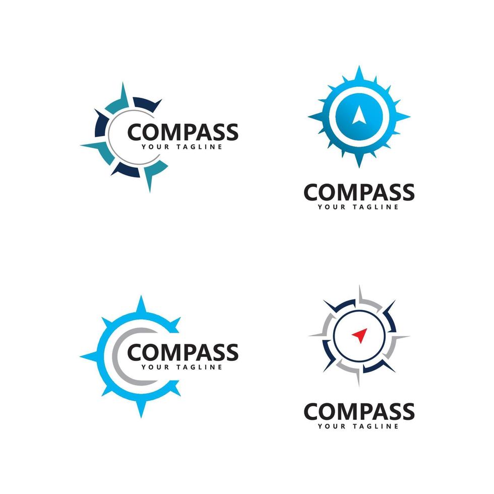 Compass Logo icon vector template design