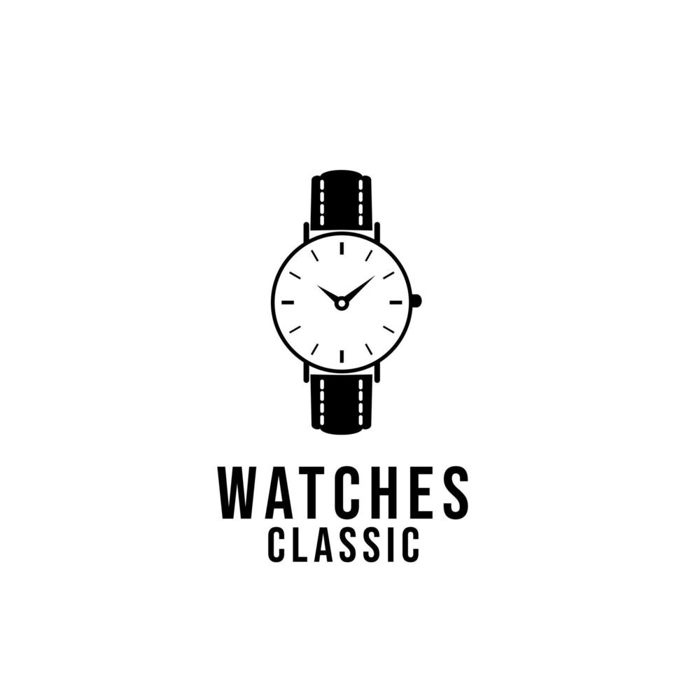 Watch classic logo icon design vector