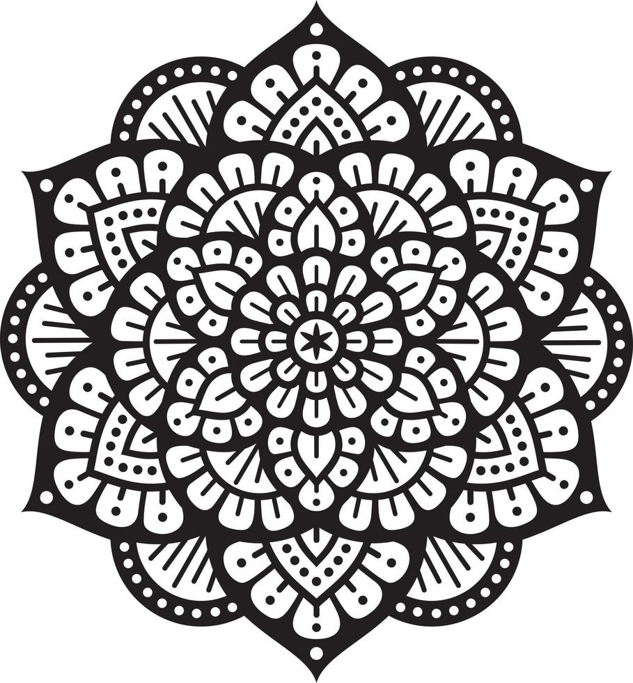 Mandala Symbol Icon vector