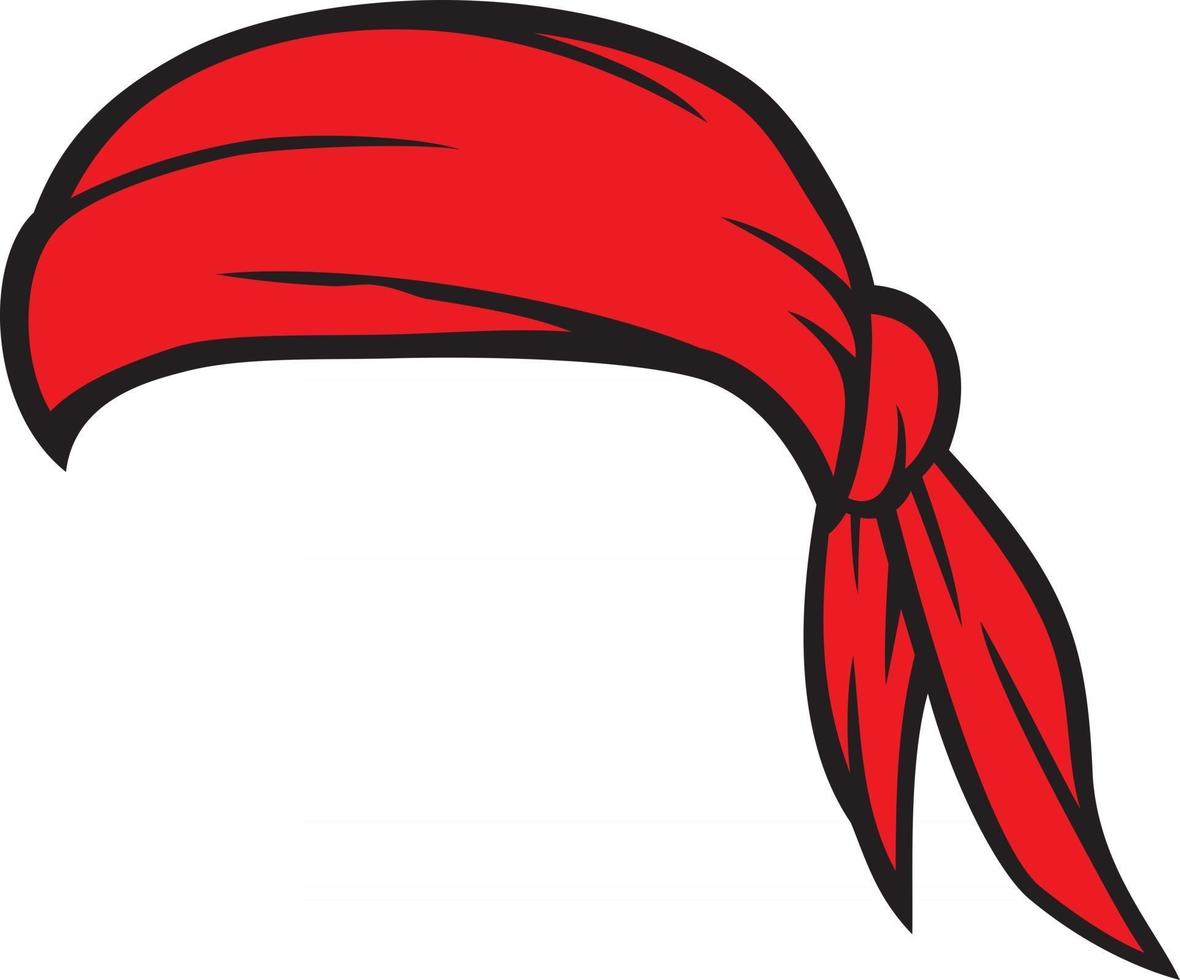 Red Bandana Icon vector