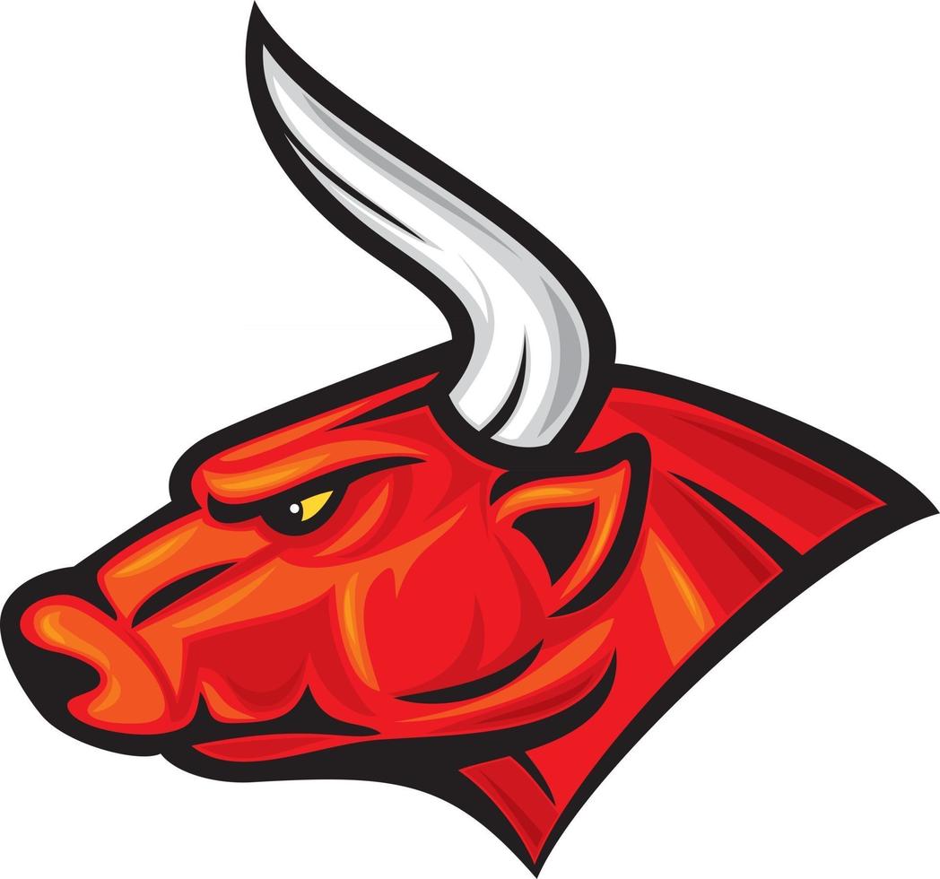 Red Bull Head vector