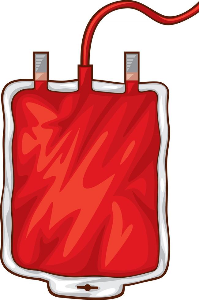 Blood Bag Design vector