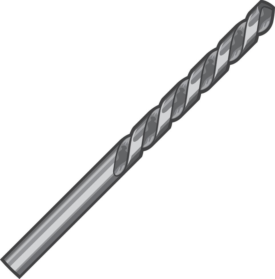 Drill Bit Illustration vector