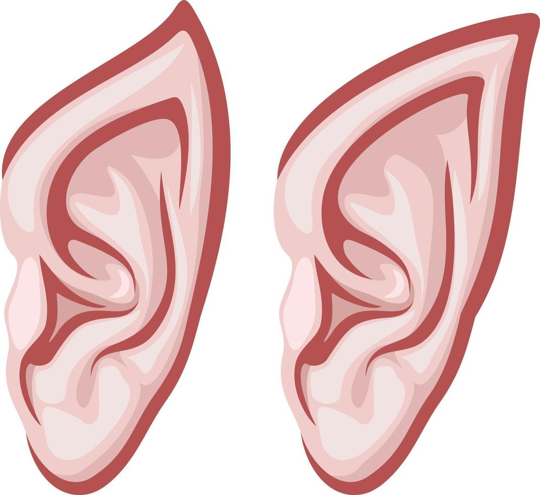 Elf Ears Icon vector