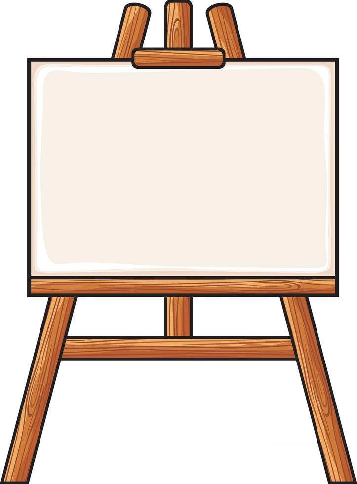 Easel for Painting vector