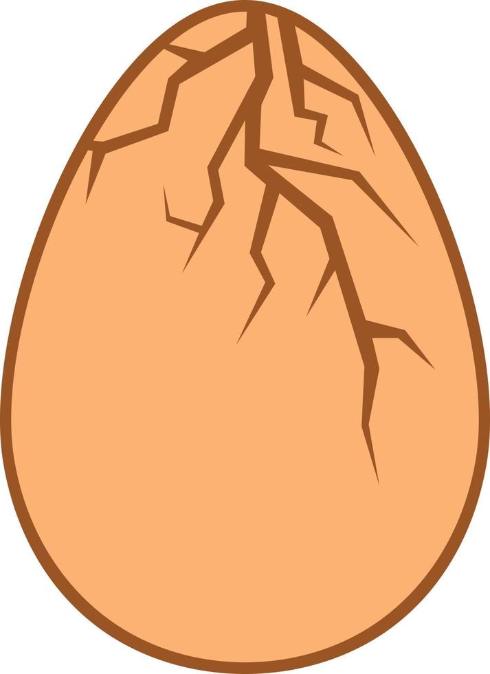 Egg Crack Icon vector