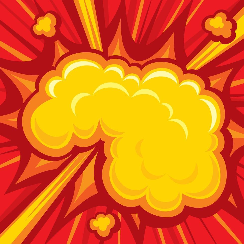 Comic Book Explosion Background vector