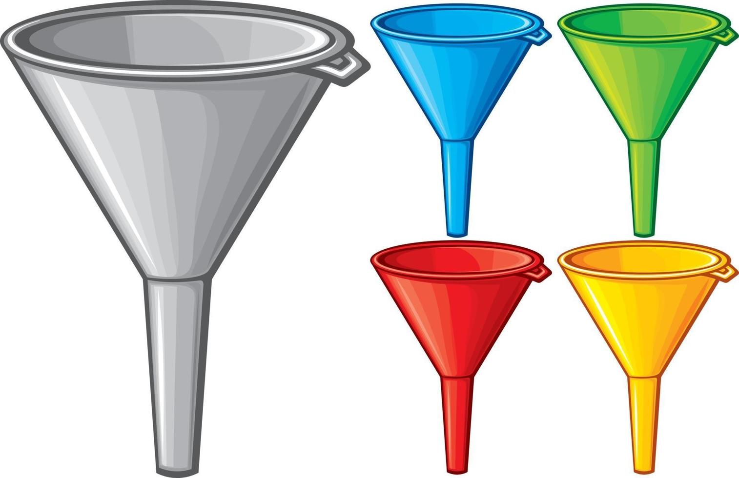 Funnel Collection Set vector