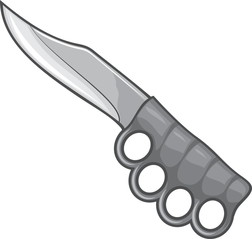 sujetadores de nudillos de cuchillo vector