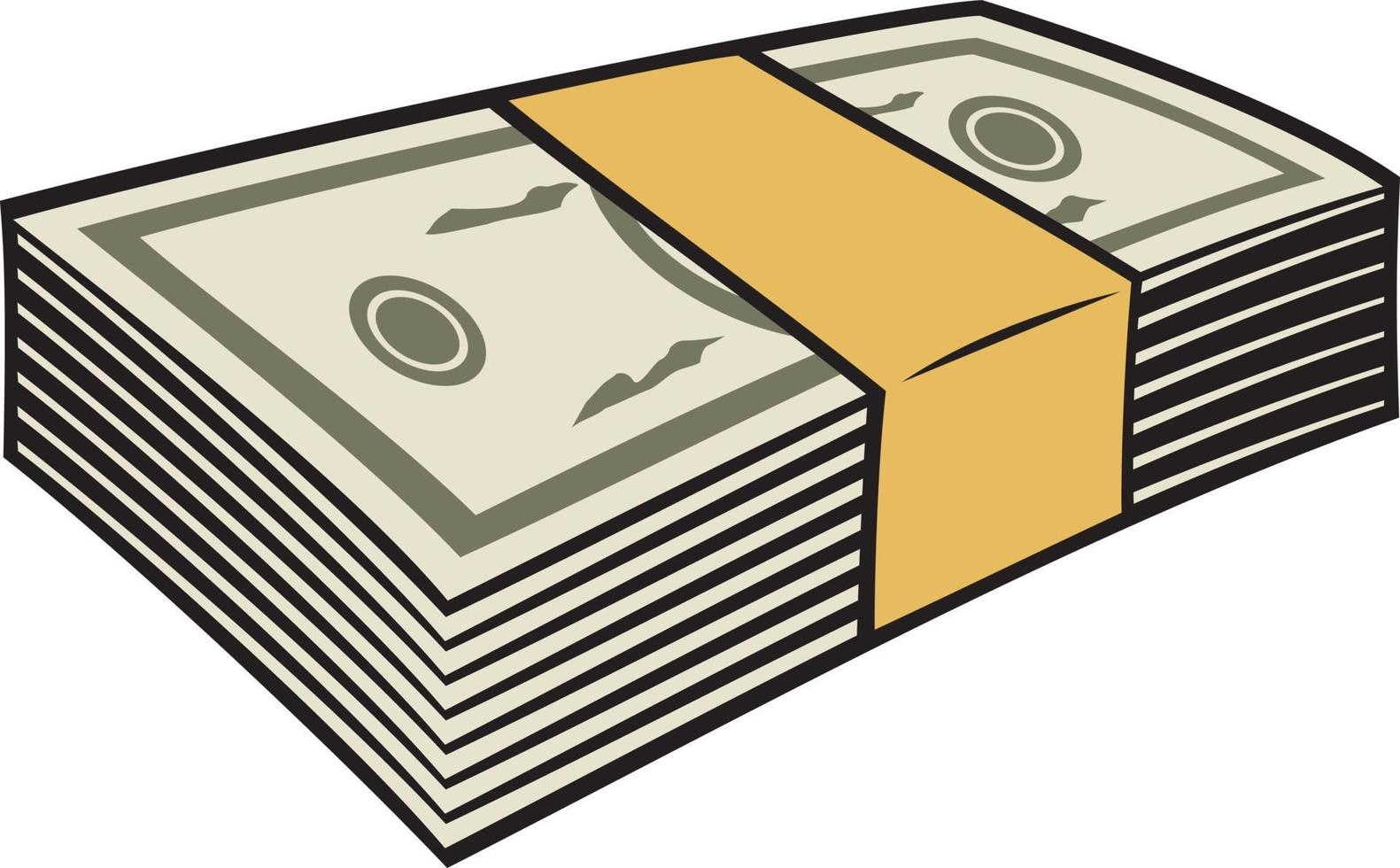Stack of Money vector