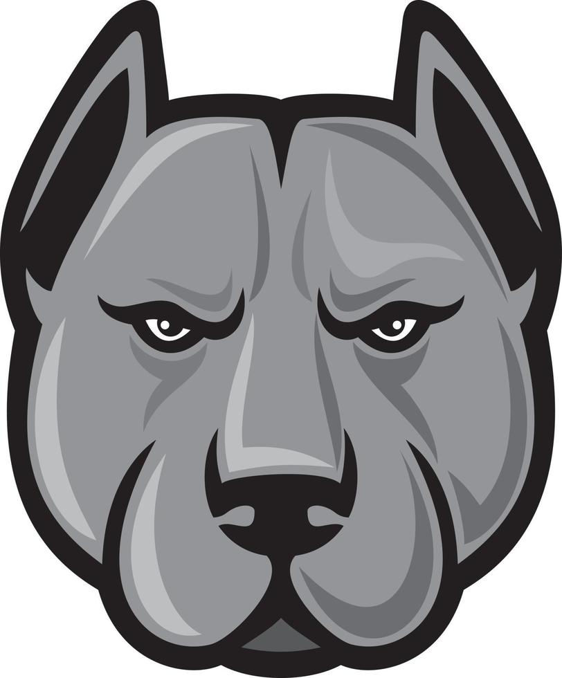 Pit Bull Head vector