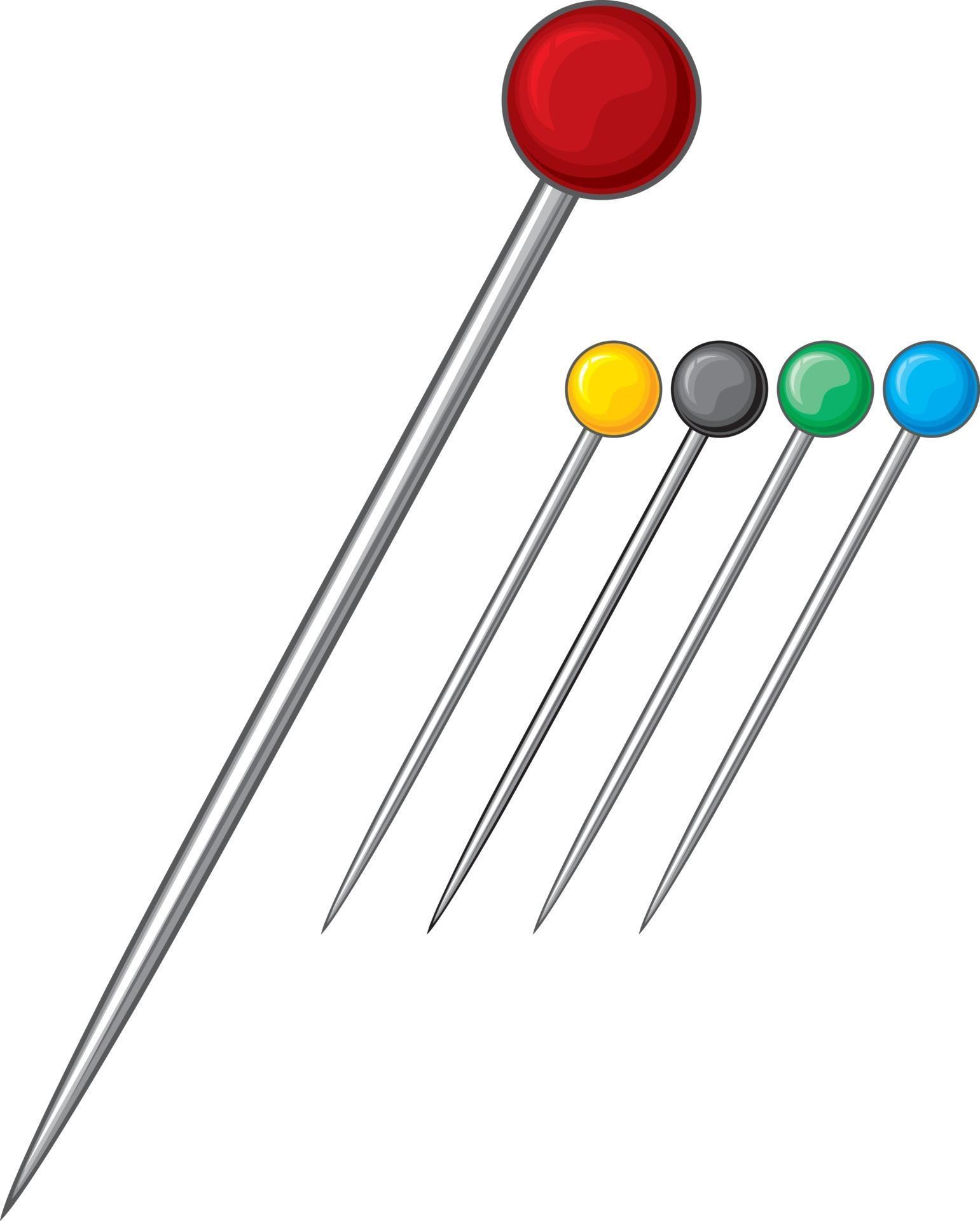 Sewing Pins Collection 3190386 Vector Art at Vecteezy