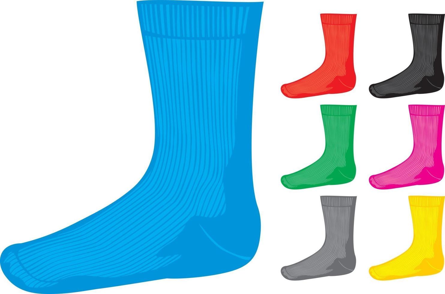 conjunto de colección de calcetines vector